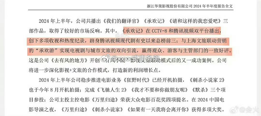 杨紫合作华策五次四部剧进财报，亲爱的热爱的（蜜汁炖鱿鱼），我的莫格利男孩，承欢记