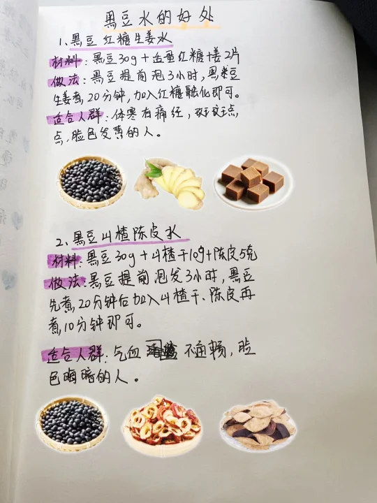 黑豆水好处多多，早喝早得益