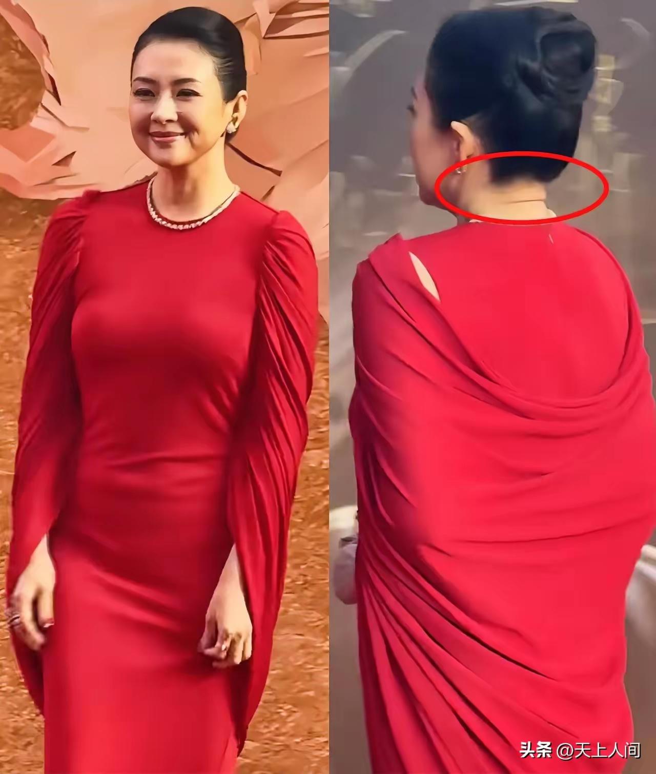 47岁的章子怡现身电影盛典，真的让人差点认不出来！
早已不是瘦不瘦的问题，整个人