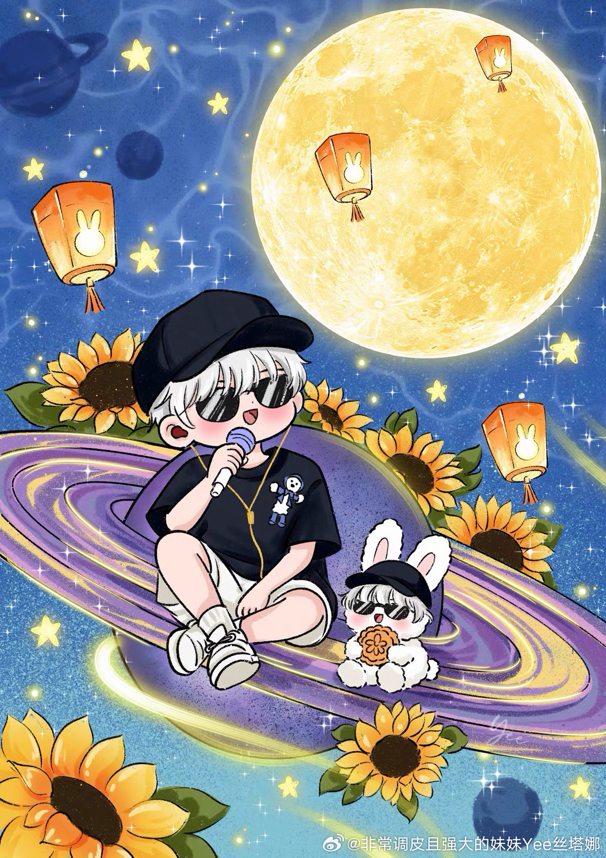 Fly me to the moon 🌕Let me play among t