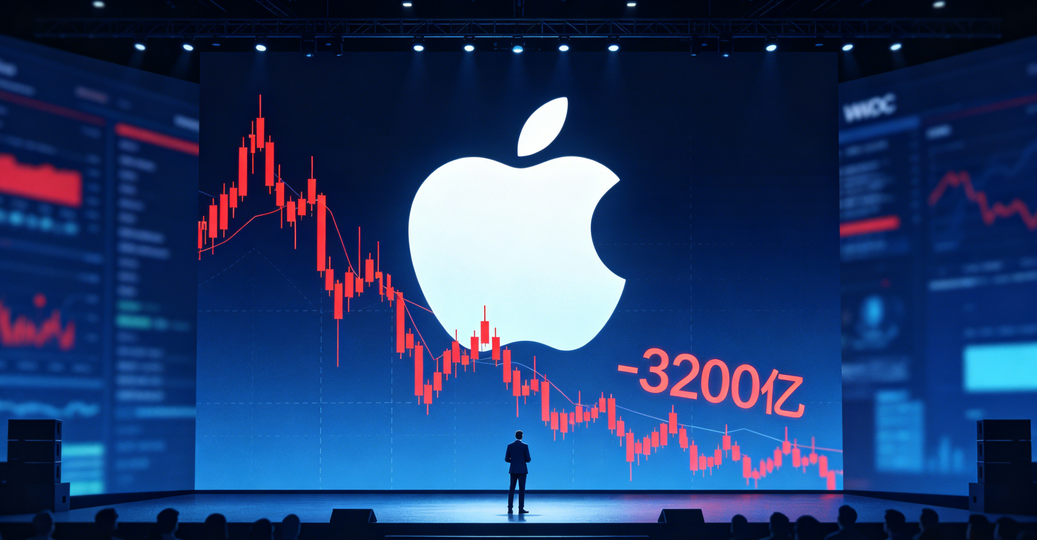 WWDC26后苹果连跌两日，市值蒸发超3200亿美元，本质是市场终于不再为“画饼