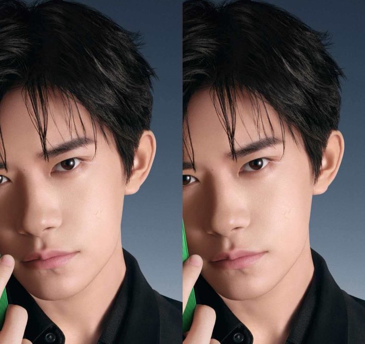 易烊千玺湿发黑西装易烊千玺湿发怼脸拍好帅