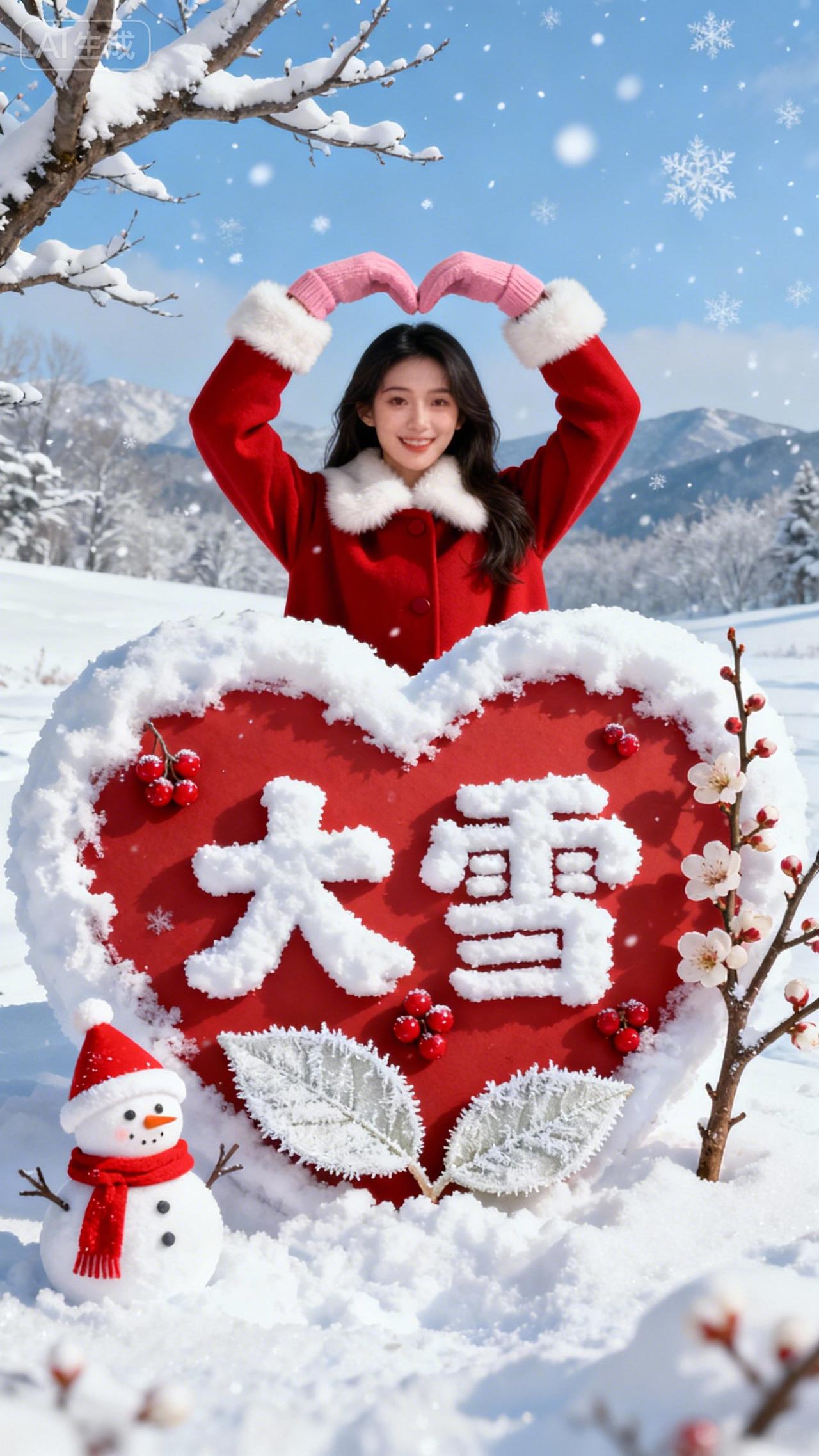 傍晚捧一杯热茶，看路灯下雪花飘洒如絮。这样慢下来的冬日，连呼吸都变得轻盈绵长。