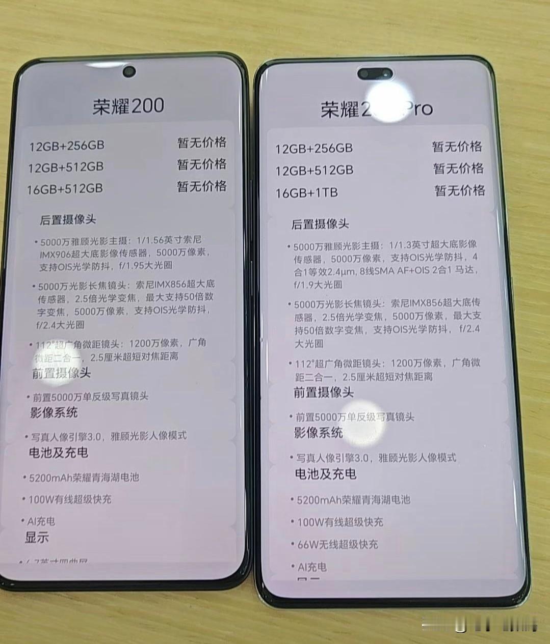 荣耀200系列，看着有点香哇~

标准版用上了1/1.56英寸的IMX902主摄
