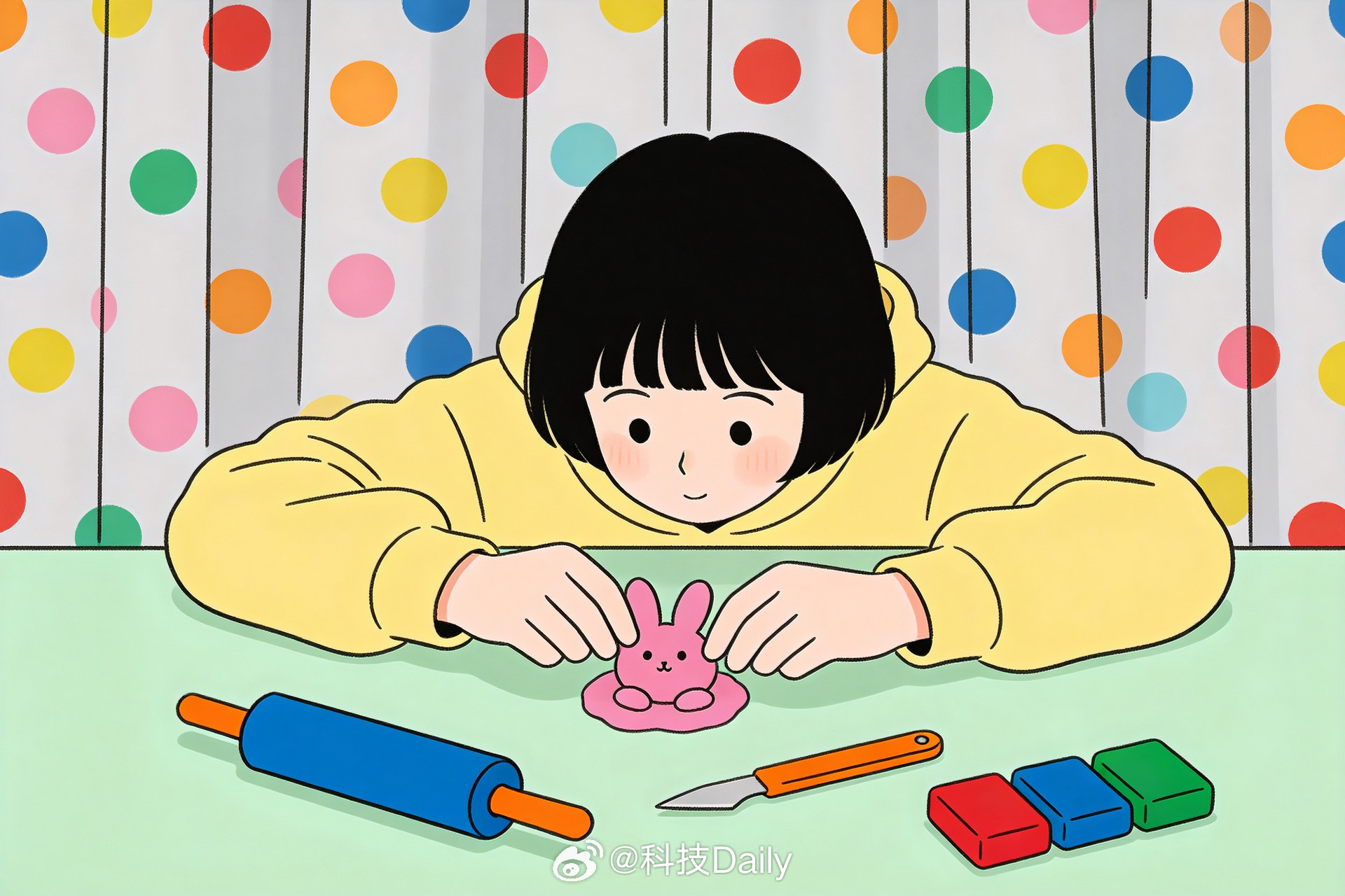 老爸收入不敌女儿卖拼豆直呼崩溃 因为出租车哪儿都有，但是出租车上的拼豆还是比较少