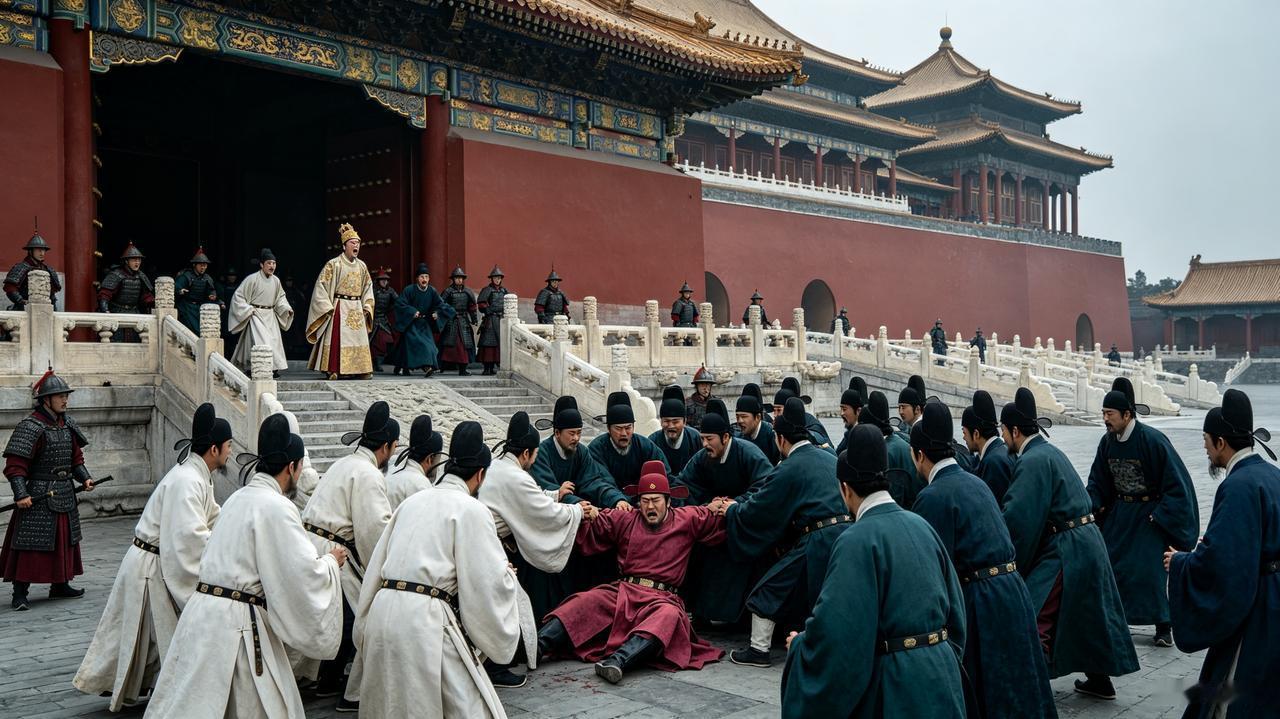 朱祁钰用亲身经历告诉你，明朝的大臣能有多疯狂。

公元1449年9月12日早晨的