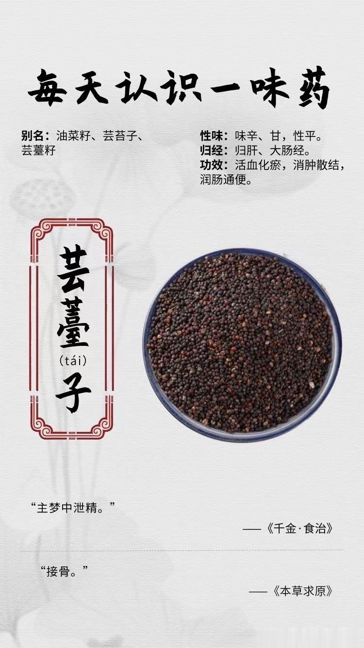 #国医的精诚力量##每天一味中草药##论道岐黄# ☘️【每天认识一味药】    