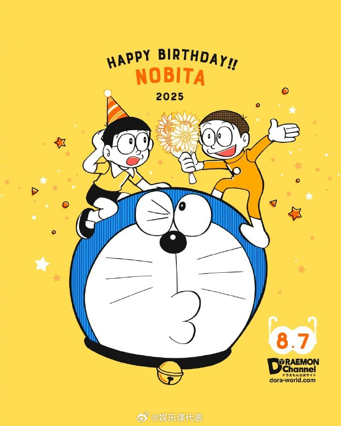 野比大雄61岁生日喜番一下 8月7日是野比大雄的生日，陪伴许多人童年的大雄今年已
