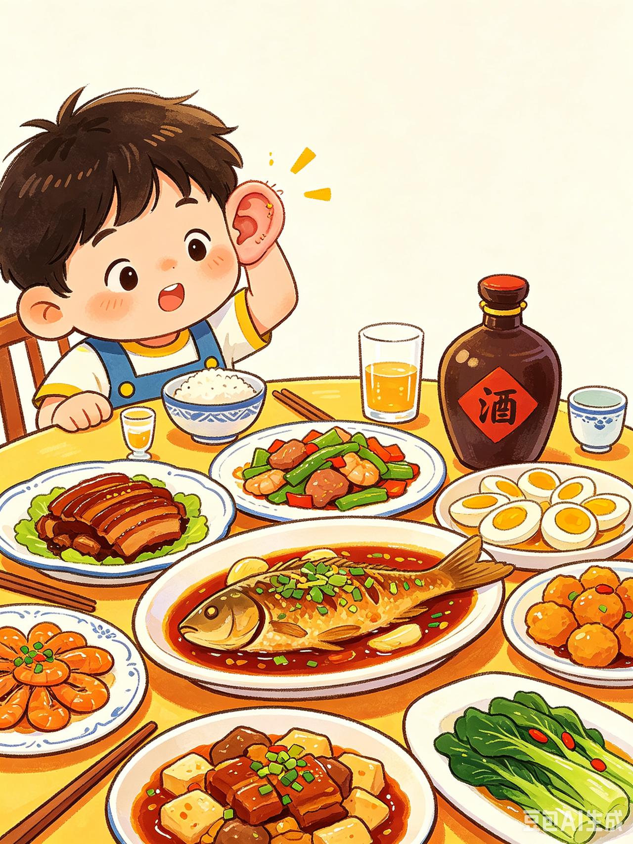 广府童谣：
丑丑丑，丑甩耳仔餸烧酒！
行行行，行去街边执个橙！
抵抵抵，伯耶公卖