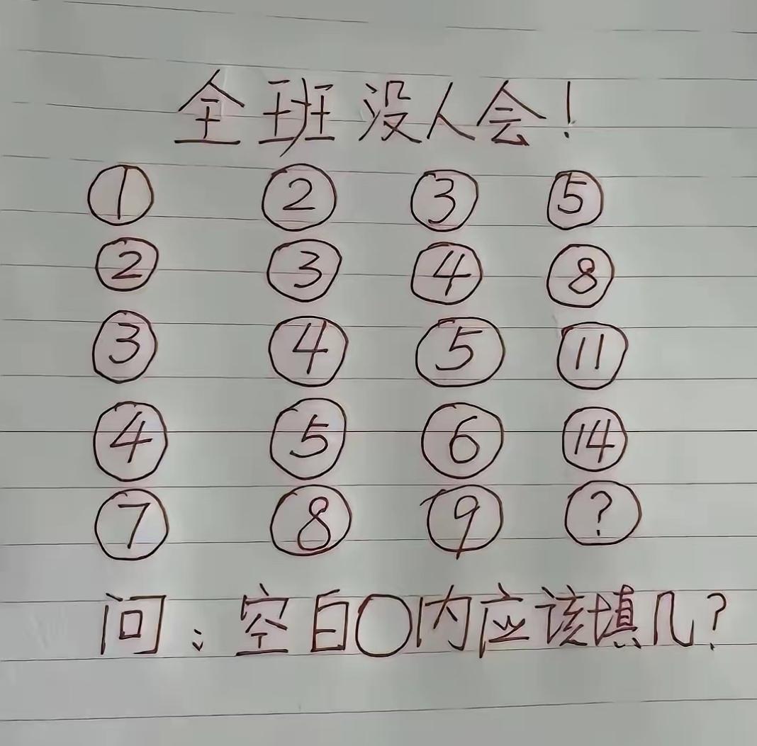 全班人都不会，当然也包括我在内[捂脸]