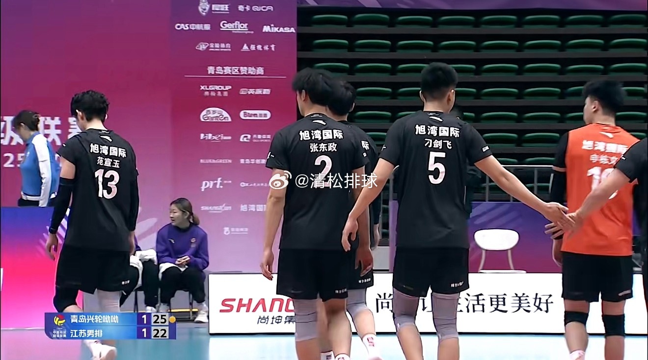 2025-2026中国男排超级联赛季后赛D组第17轮山东青岛兴轮呦呦vs江苏第三