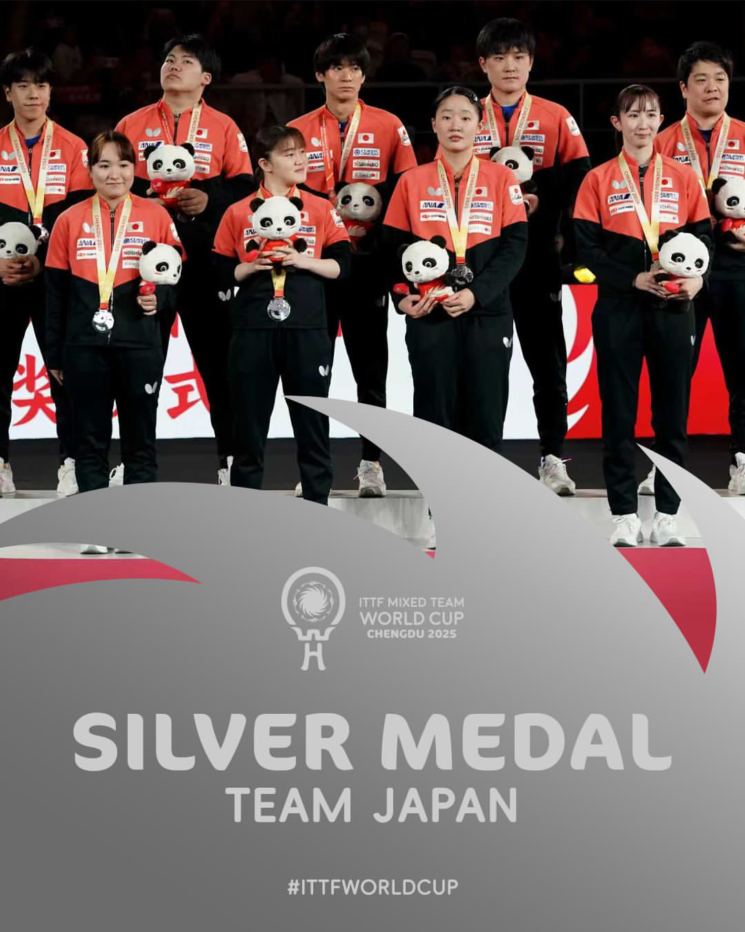 张本智和张本智和2025成都混团世界杯 祝贺国际乒联混合团体世界杯2025赛事的