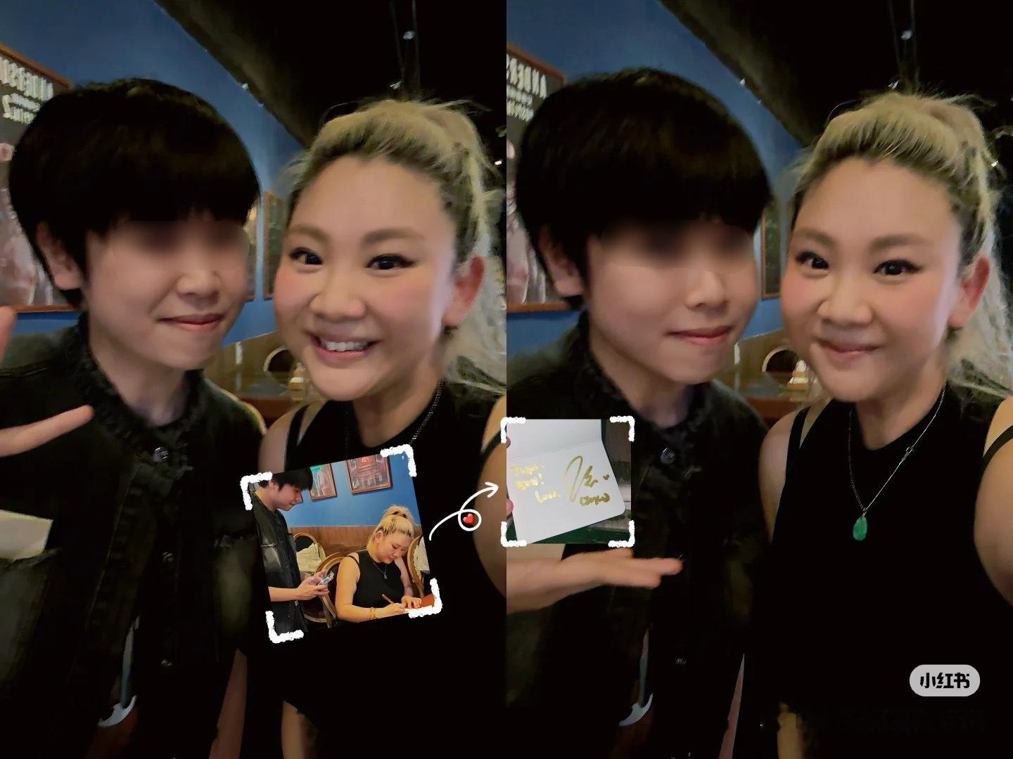 郑欣宜现身内地被网友偶遇 