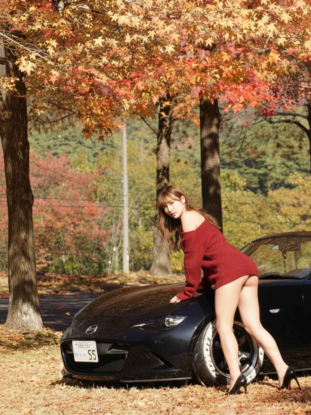 Girl+Car 马自达MX-5 Pt.1 PIC：sofia.roadster