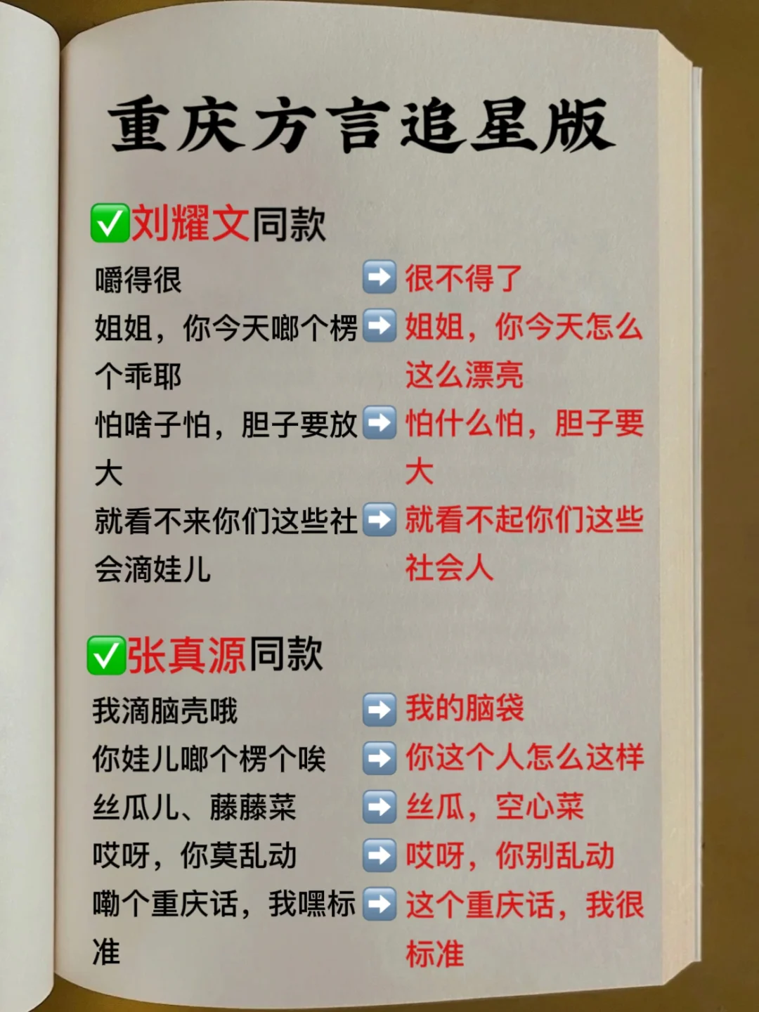 重庆方言㊙️｜追星女孩儿们快来get同款方言吧