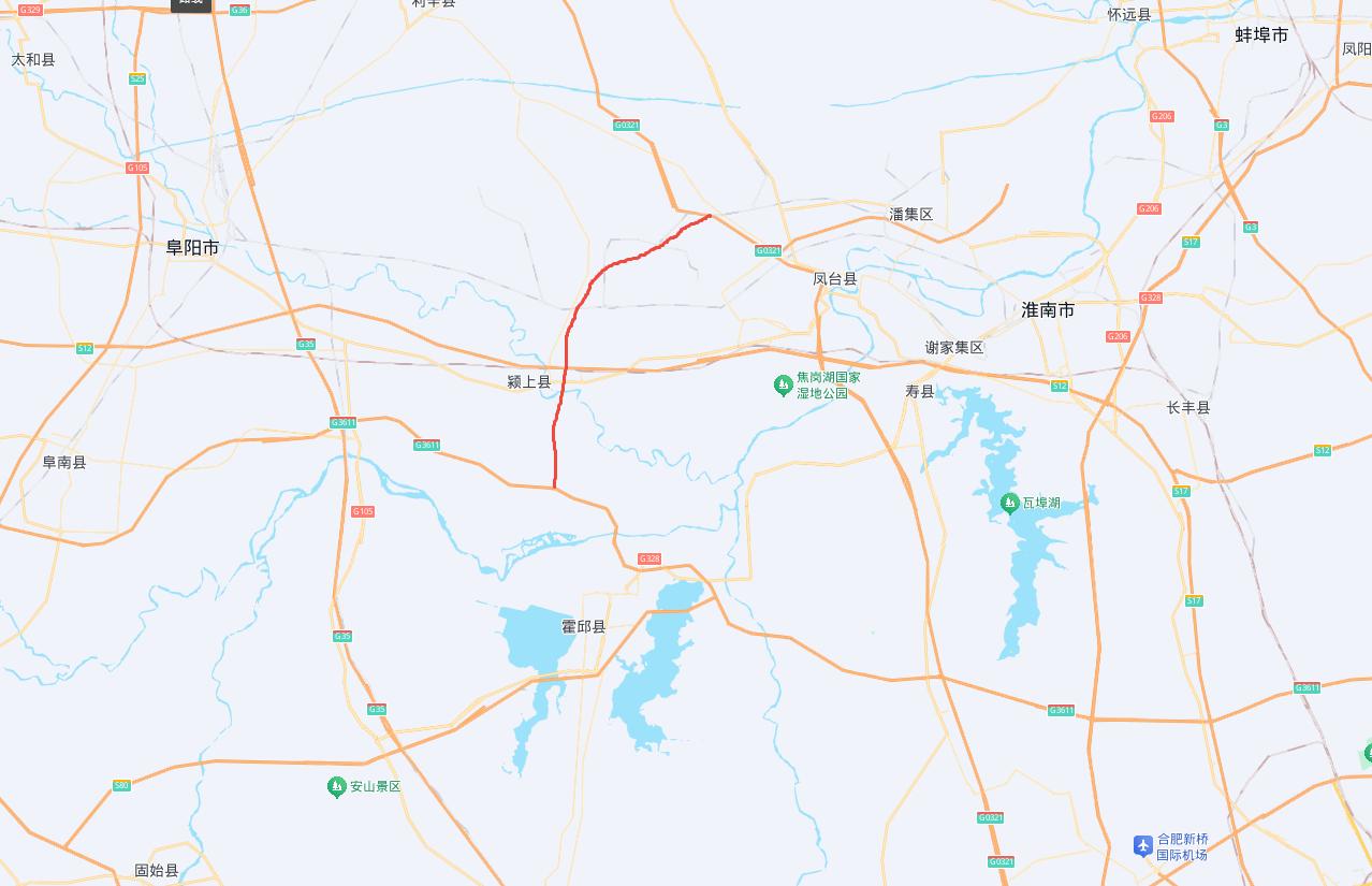 颍上很需要这条高速！

近日交通规划迎新进展，滁新高速与合周高速将连接，利好北边