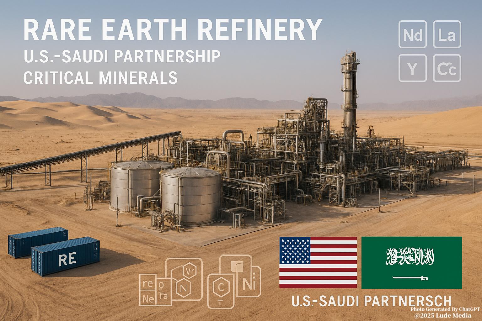 【美国最大稀土公司要在沙特建厂，网友：稀土难道不需要水】11月21日，据新华社消