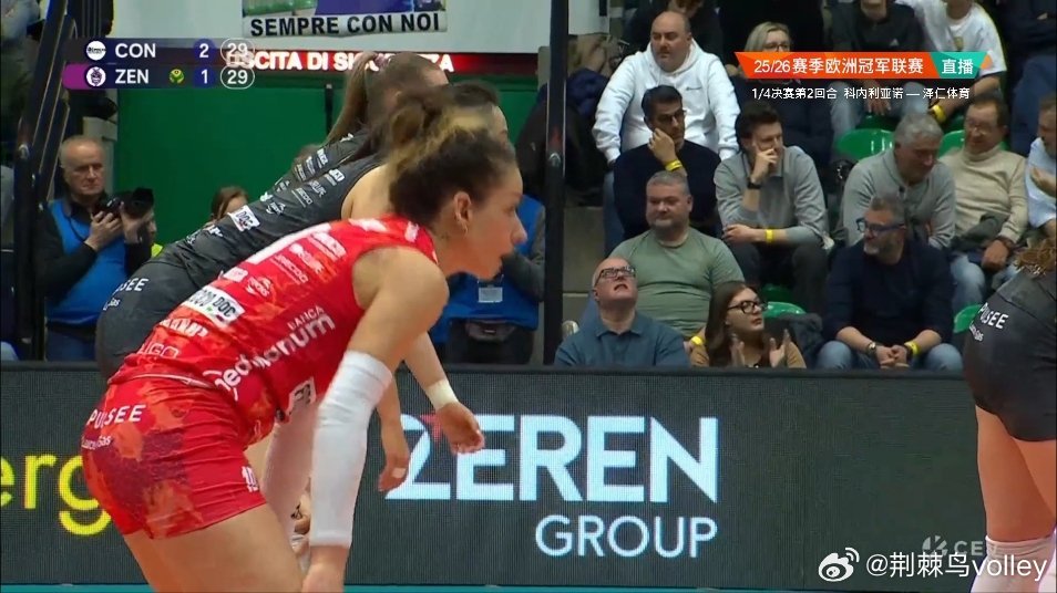 朱婷第29平，快点拿下。朱婷女排欧冠