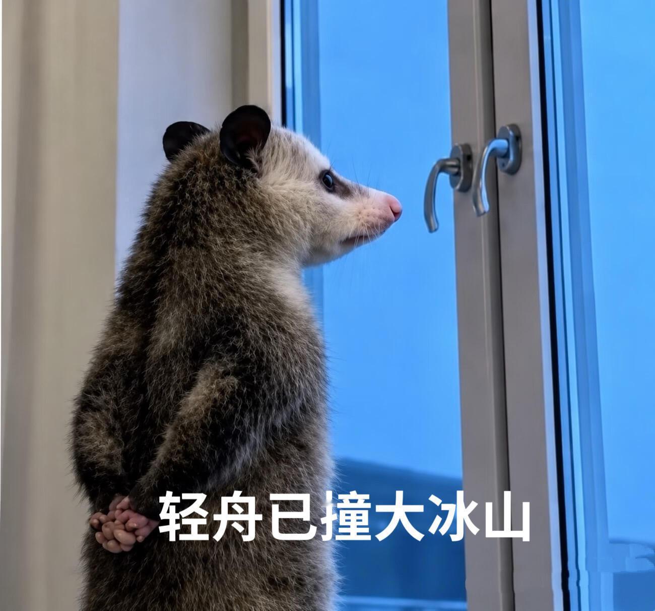 负鼠表情包 