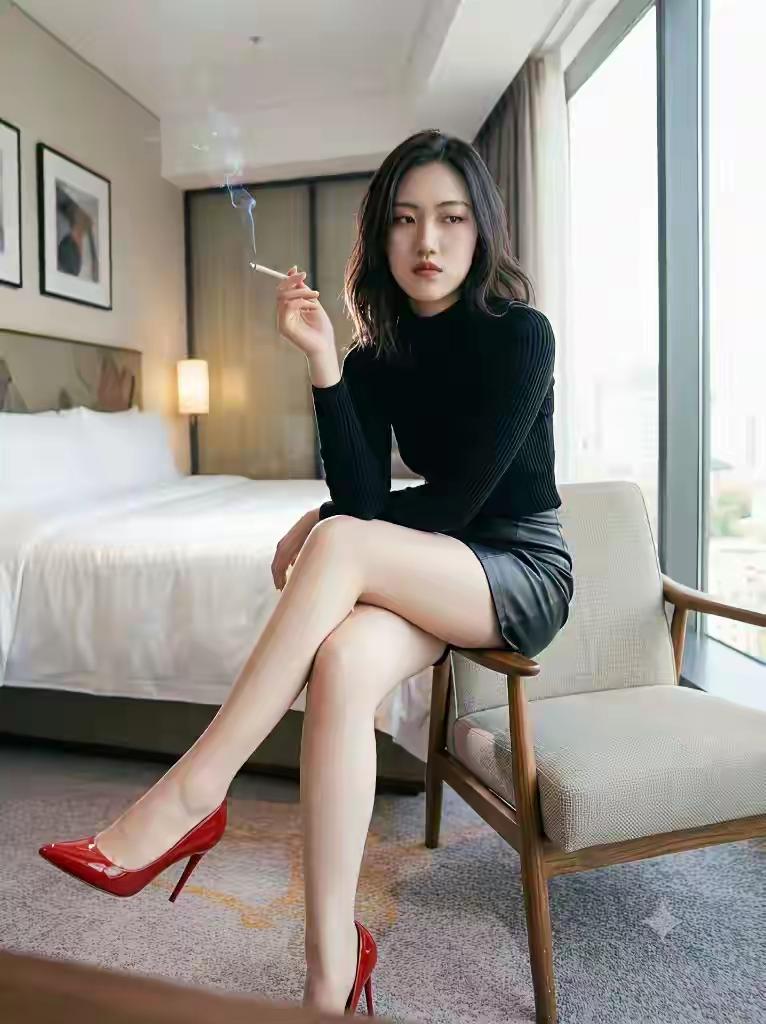 女人虽然漂亮一看就不持家，抽烟分明摆着大小姐的资格，有希望能过好日子吗？料想90