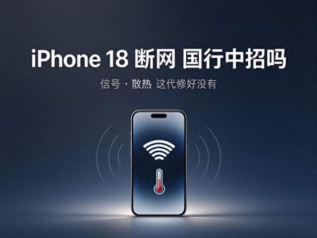 iPhone 18 断网与信号散热短板：美版翻车，国行中招吗？