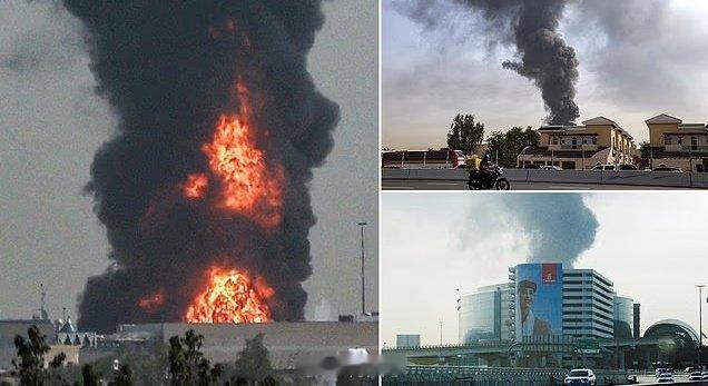 昨天，阿联酋警方逮捕了在无人机袭击中幸存的外国人，原因是他们向家人发送了照片，以