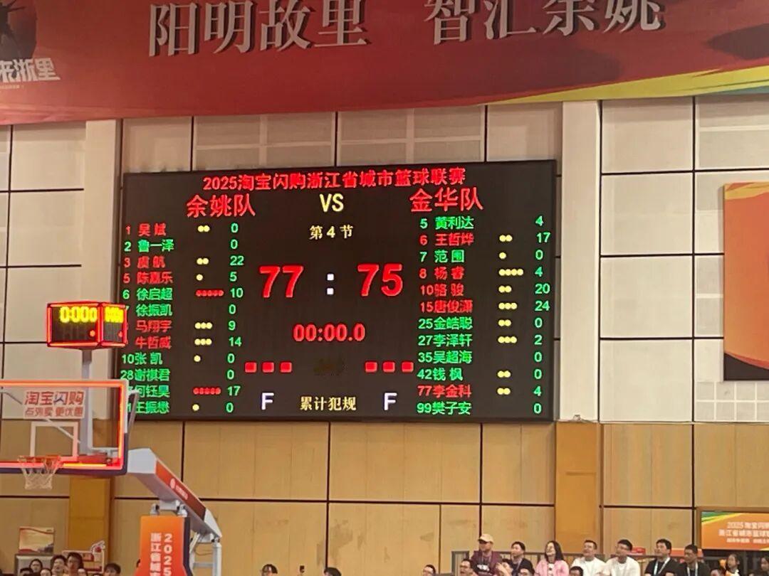 落后三分，吹个T送分？送三个罚球想保送金华队！浙BA赛场又出现了争议判罚，金华队