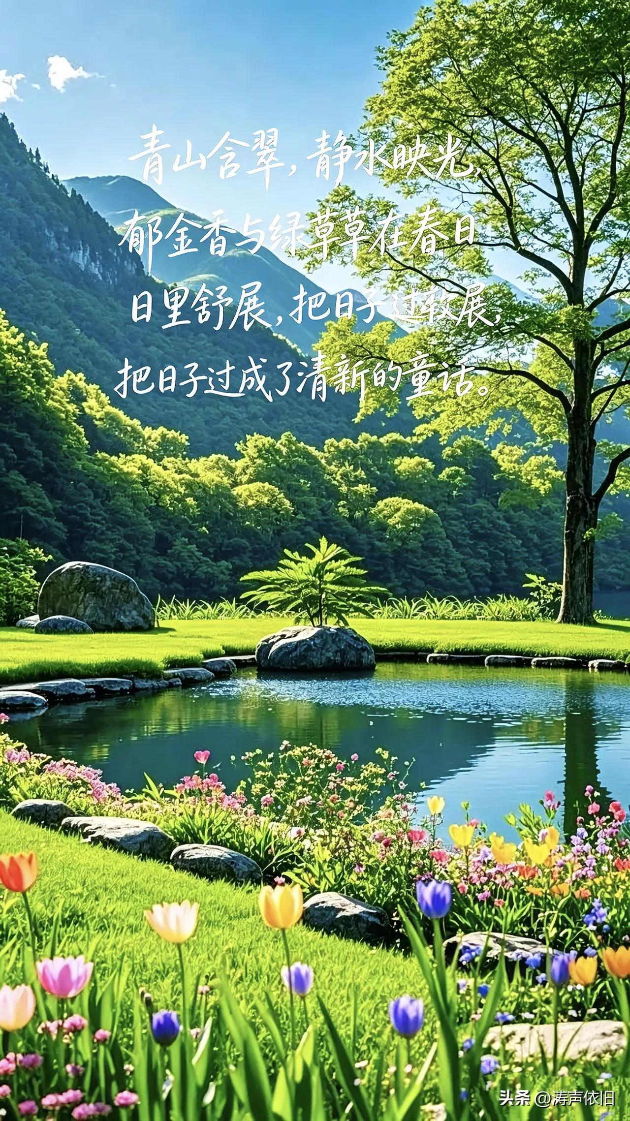 《七律·闲居暮年》
 
退休静守度余年，
淡看浮生享晏然。
懒理尘间纷扰事，
闲