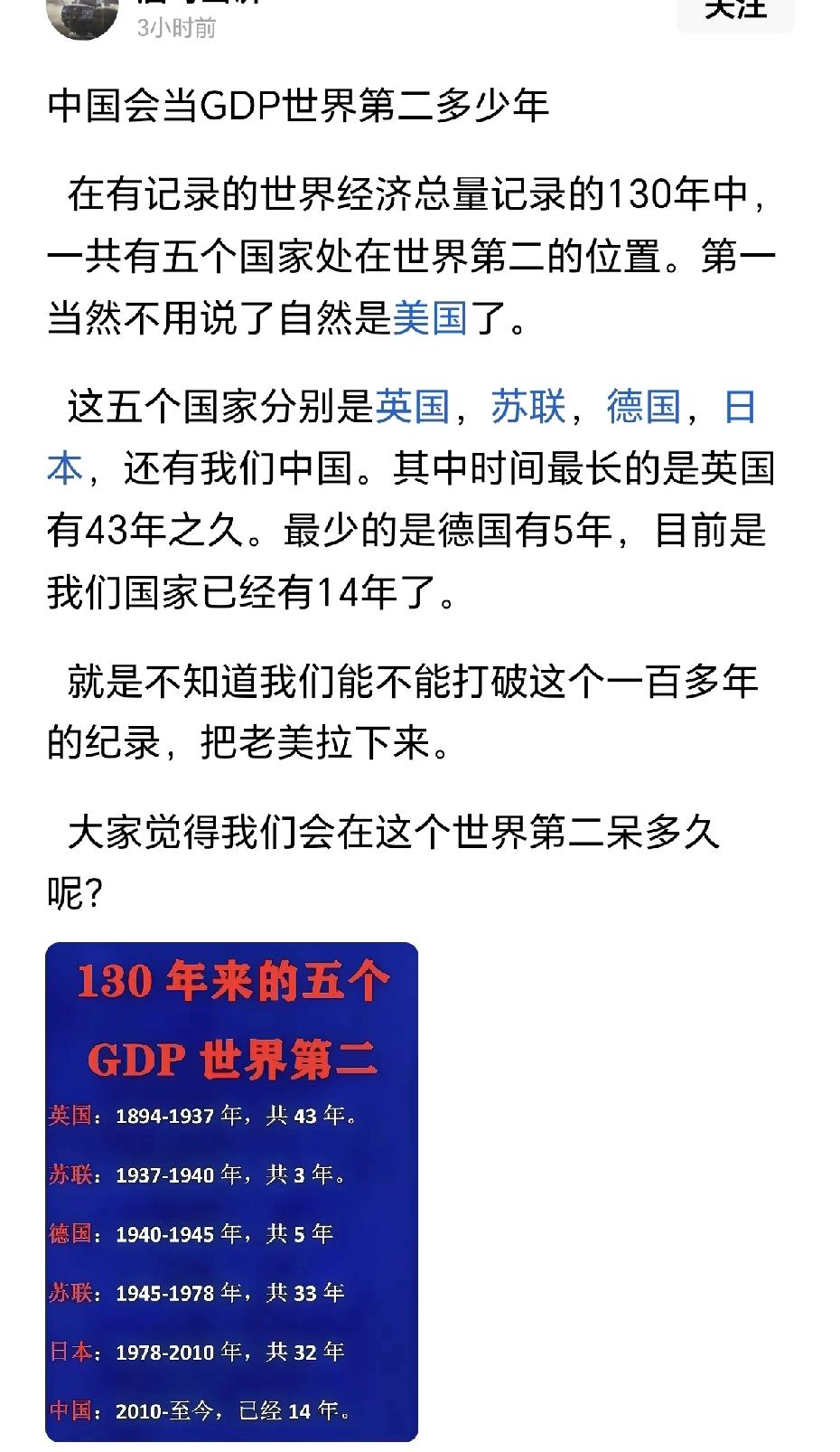 我们中国不想争什么GDP世界第一，我们只想把GDP的份额，恢复到大唐盛世所占据天