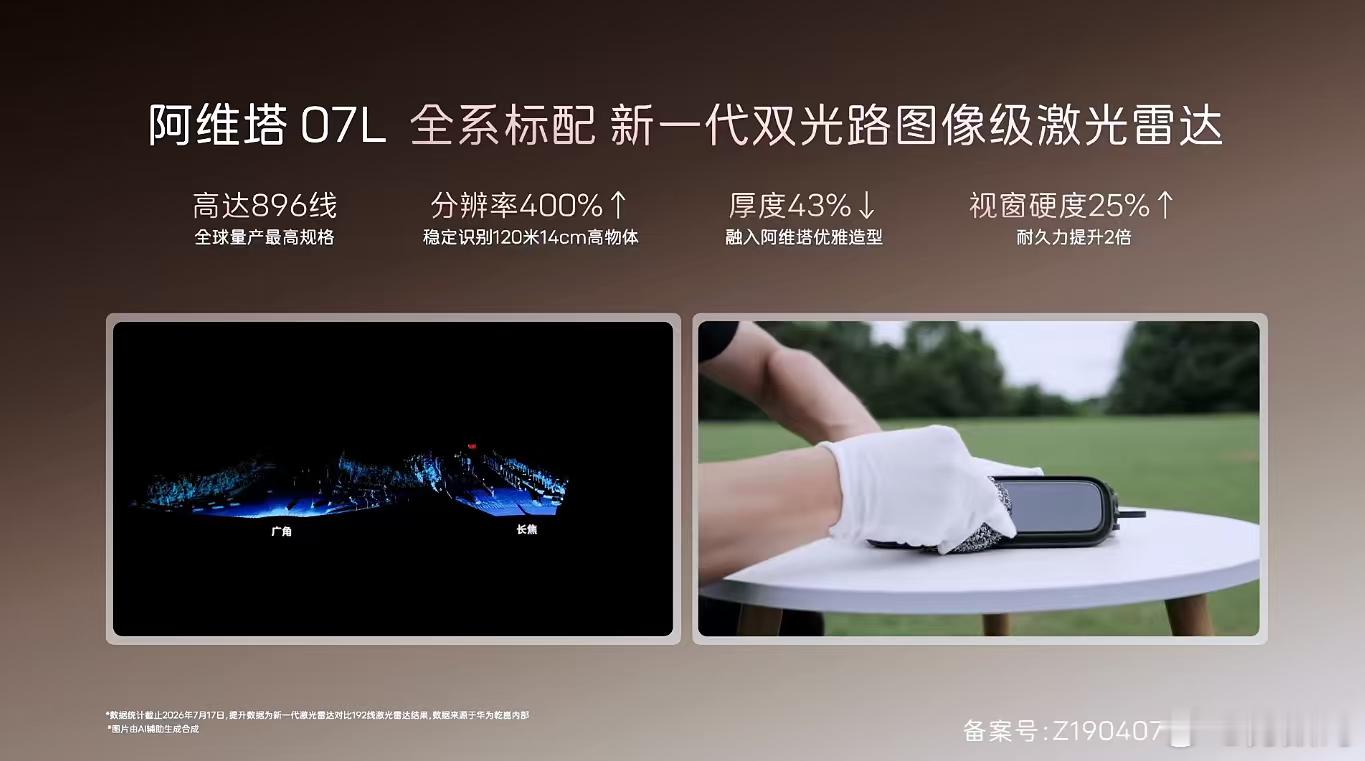 阿维塔07L首批搭载华为乾崑ADS5 阿维塔07L是一款含华量极高的车型，预售价