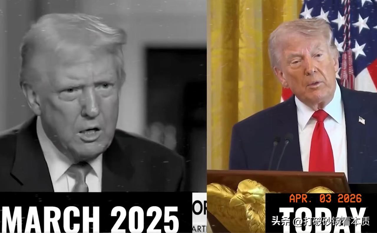 果然被我猜中了，特朗普这次真的后悔发誓了！

不信你看这两段话放在一起有多离谱：