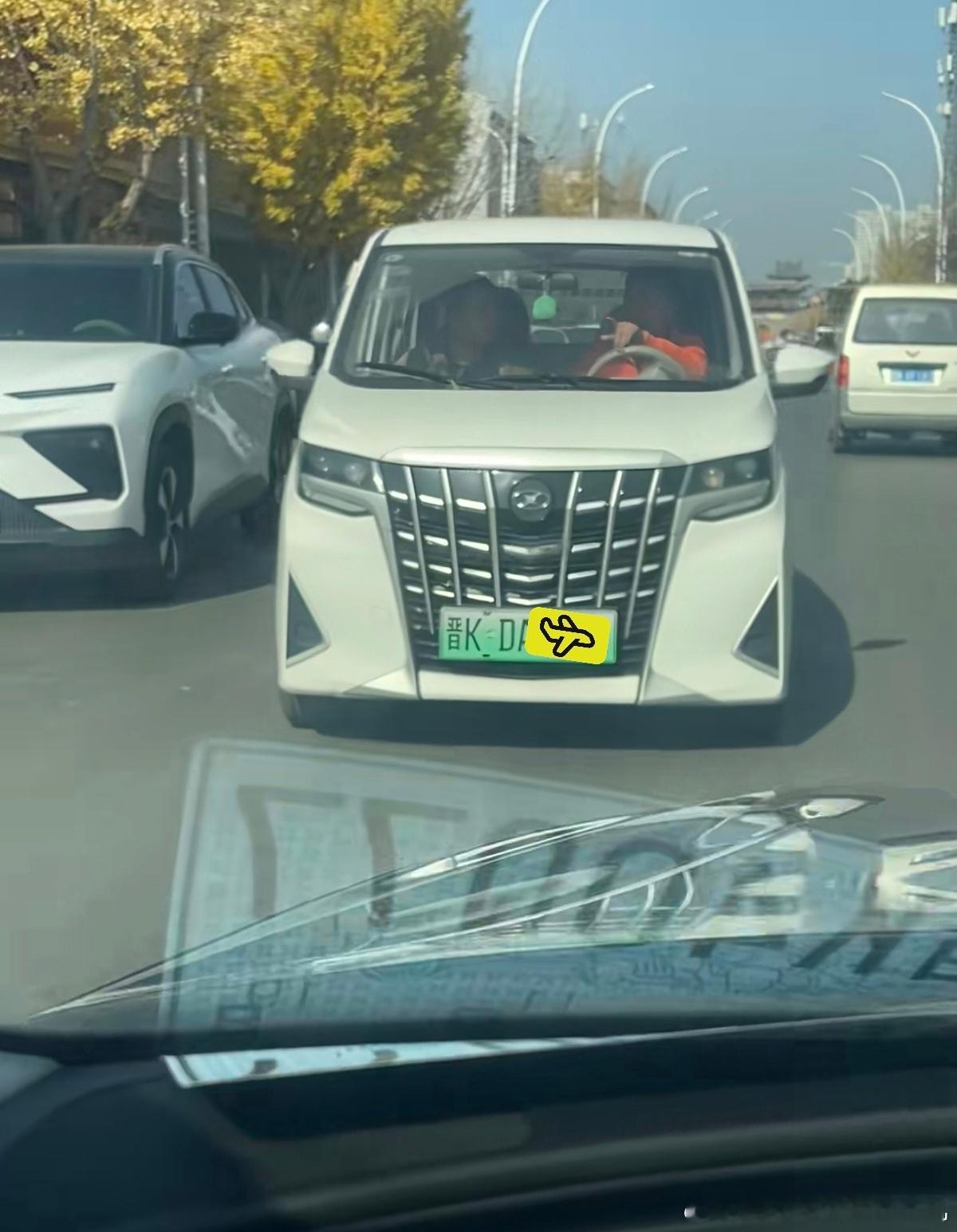 你以为这是埃尔法老头乐？不，人家真能上牌！这是正经新能源汽车