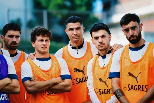 9月4日C罗和葡萄牙队的训练镜头