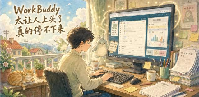 WorkBuddy太让人上头了，真的停不下来