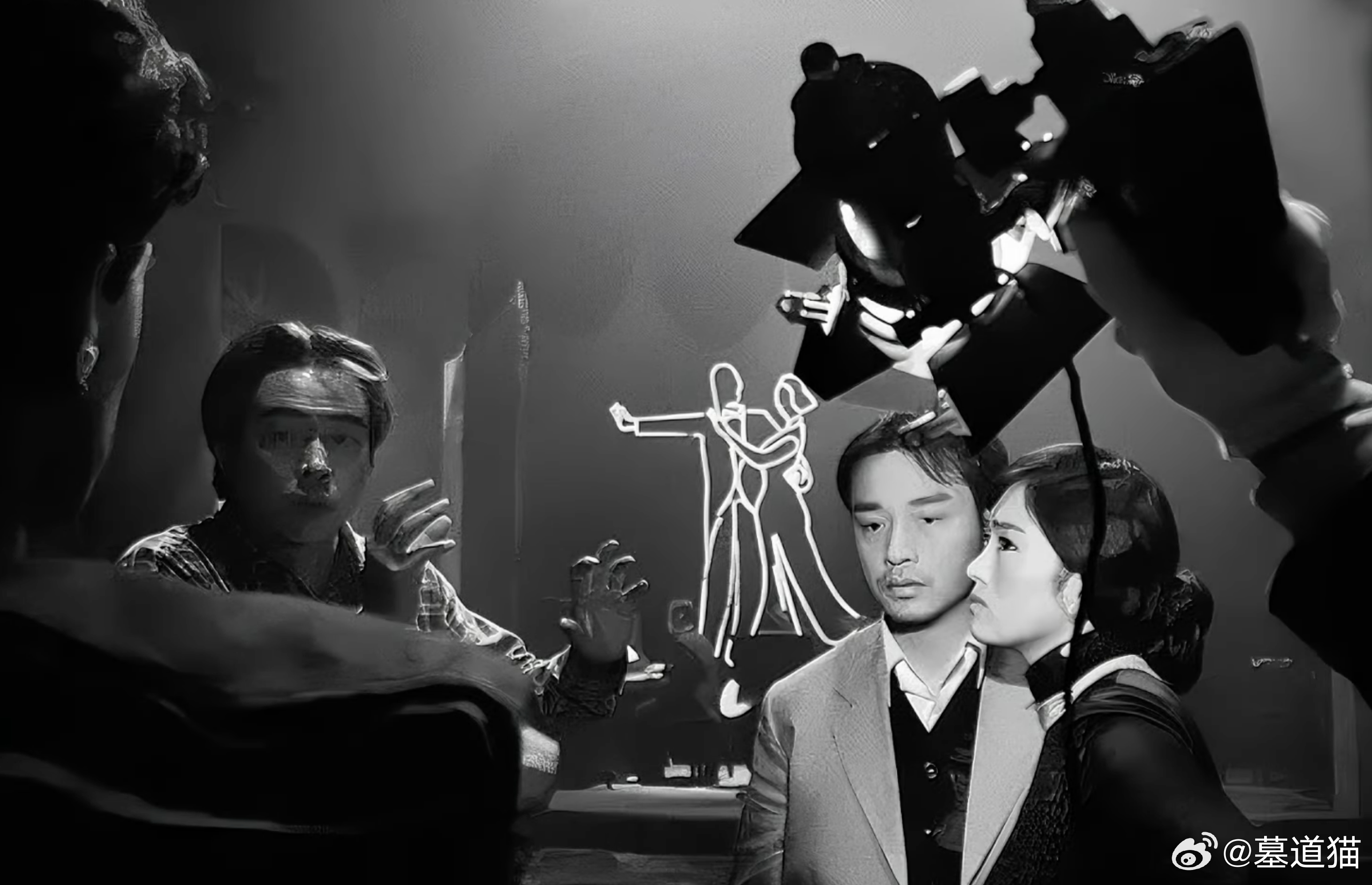 电影《风月》片场，1995年 