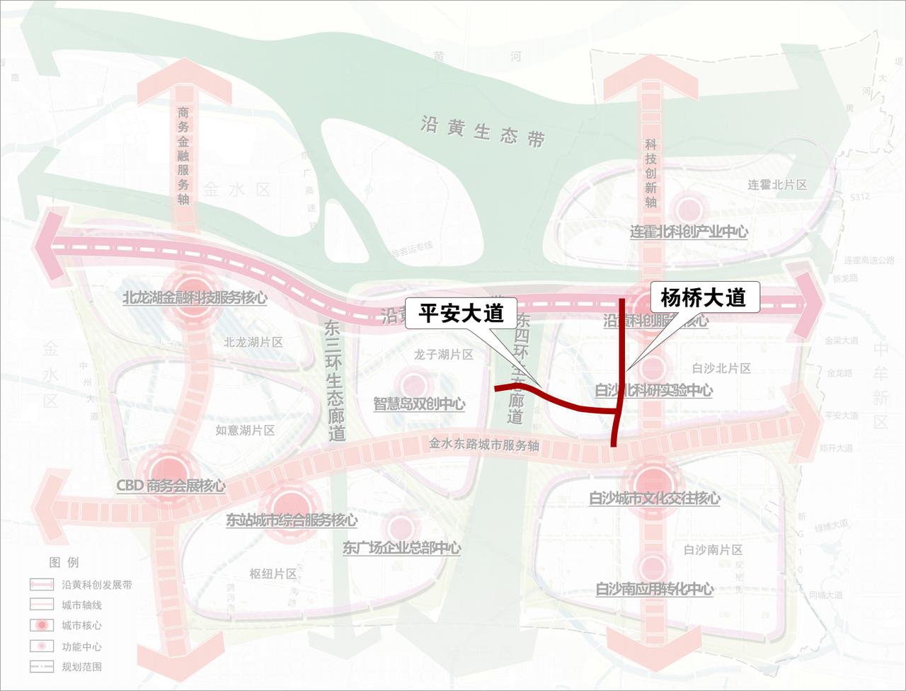 郑东新区白沙组团两条主干道这下有希望了！
从官网获悉，此次规划涉及12条道路，包