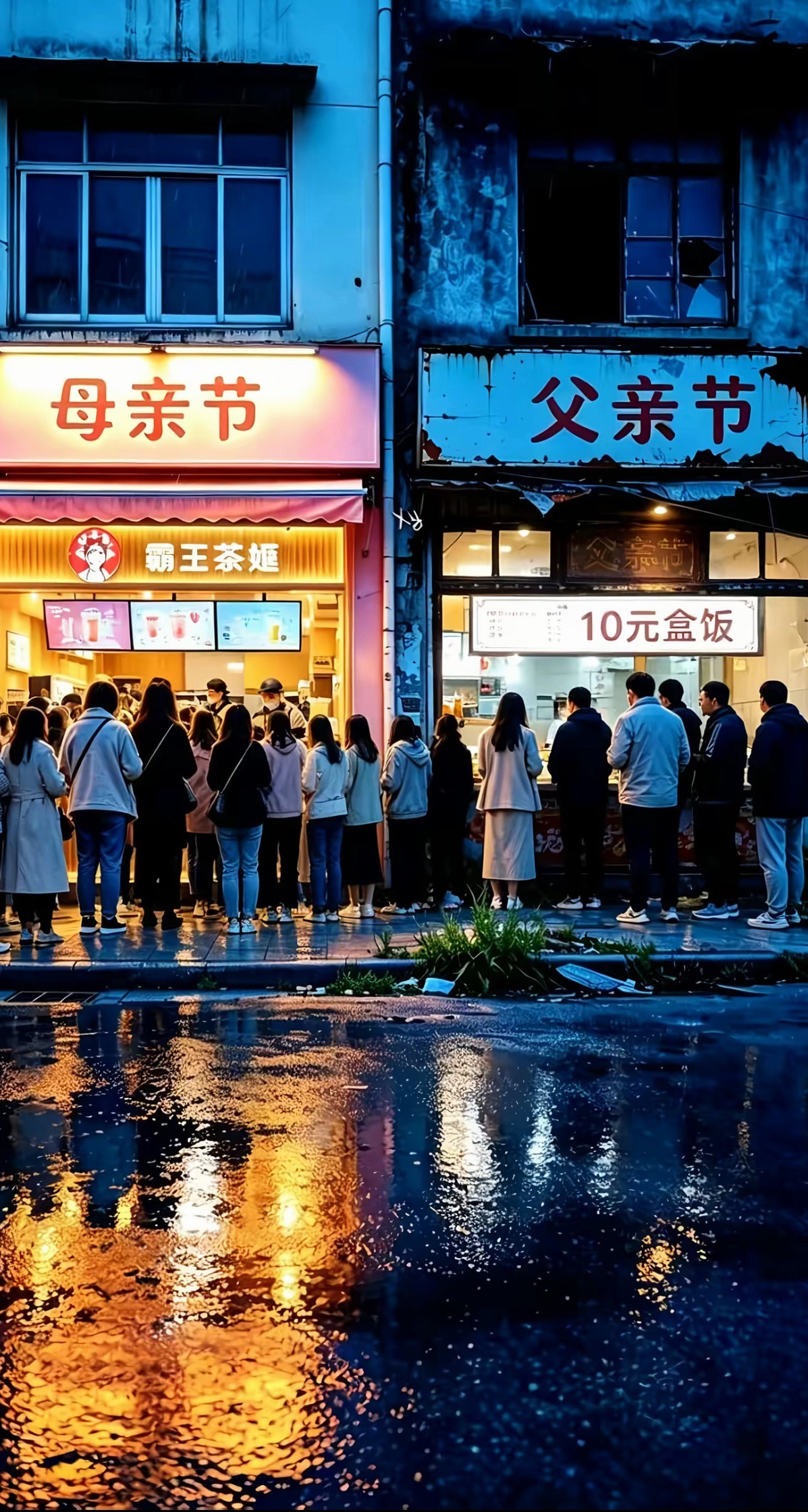 母亲节，女人的节日朋友圈铺天盖地，男性节日都哑火了，建议把父亲节取消吧。 