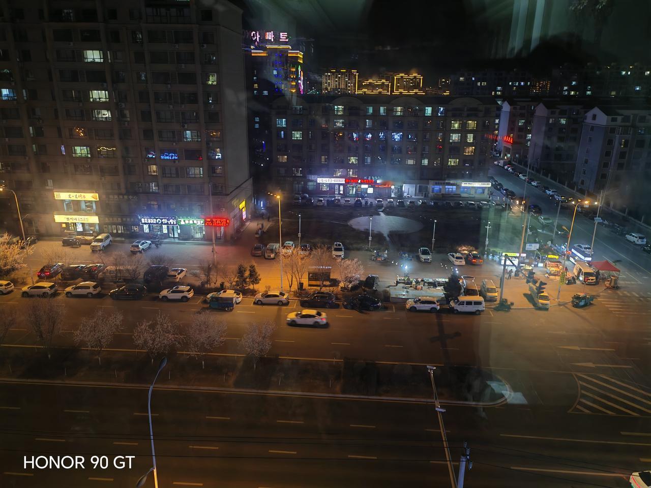 我的家乡，夜色。