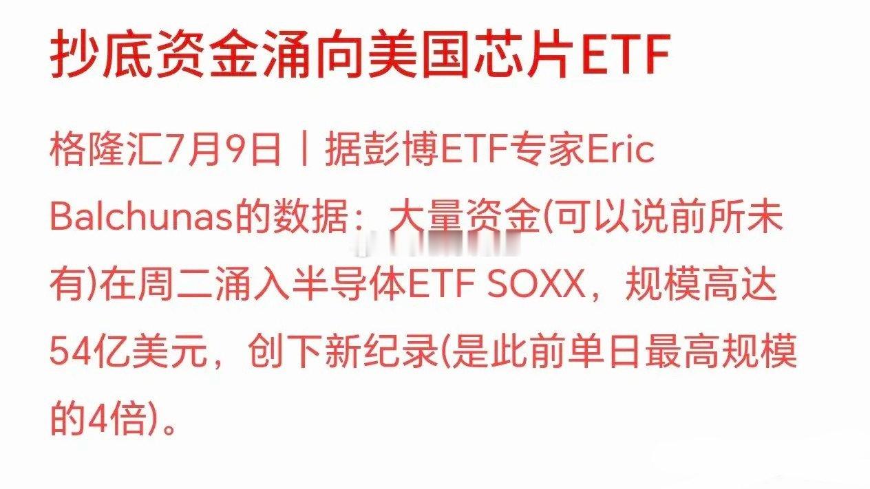 半导体要反转了，大资金ETF已经开始抄底半导体板块了，A股也迎来了机会SOXX是
