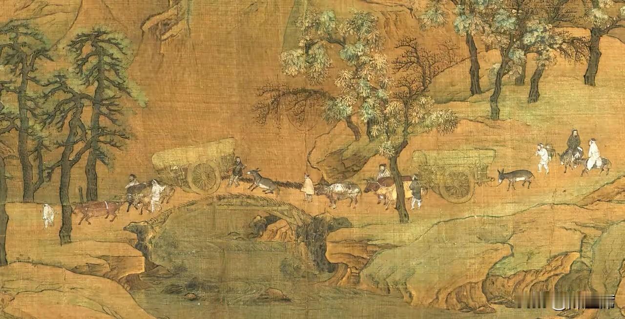 赵伯驹的《江山秋色图》，完全担得起和王希孟《千里江山图》并称青绿山水绝世双璧的名