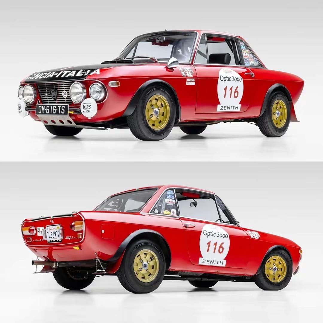诞生于1970年的这台 Lancia Fulvia Coupé HF 1.6，是