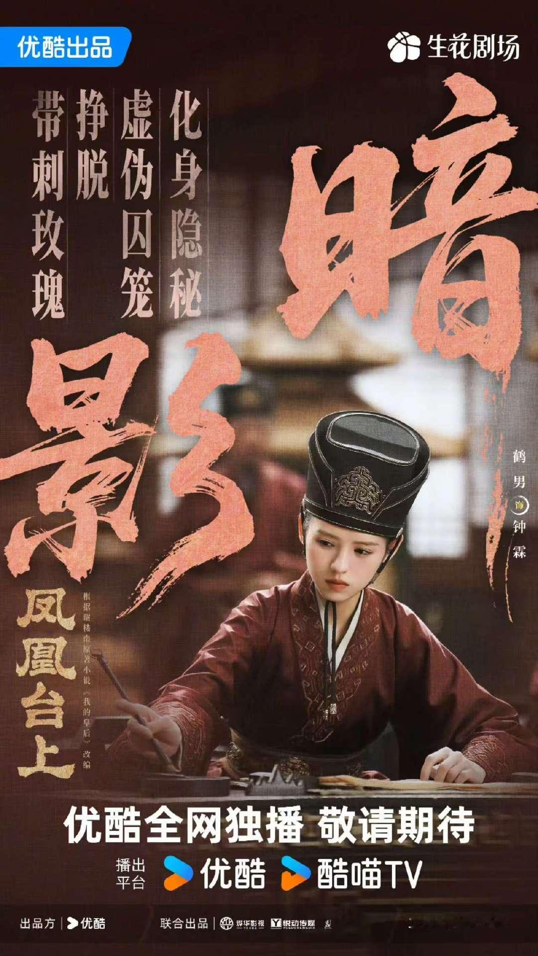 鹤男领衔主演凤凰台上，静静守护，棋落无声。 