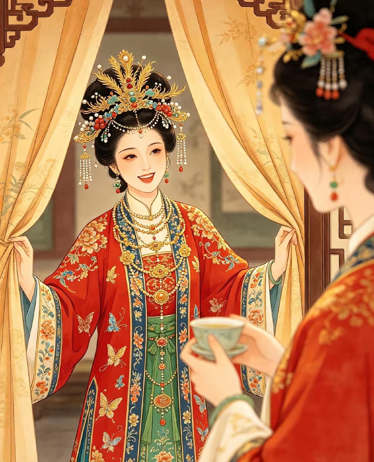 我们看古代的衣服非常美丽，但那是有钱人家穿的，古代没有印花技术，只有绣花技术，衣
