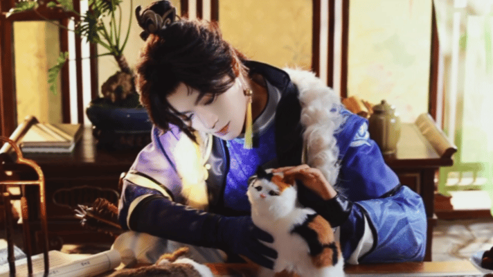 丁禹兮cos孙权花絮丁禹兮cos花絮 ​这真的很二次元了，丁禹兮也太帅了吧[哇]