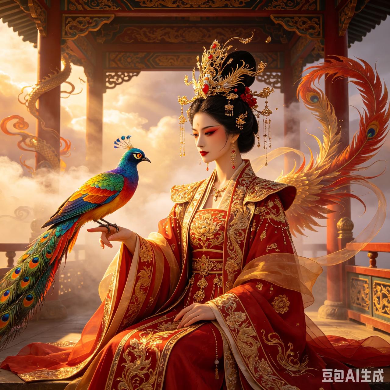 鸟儿向武则天告状。
武则天当政时，左卫兵曹参军刘景阳奉命出使岭南，带回了一对能说