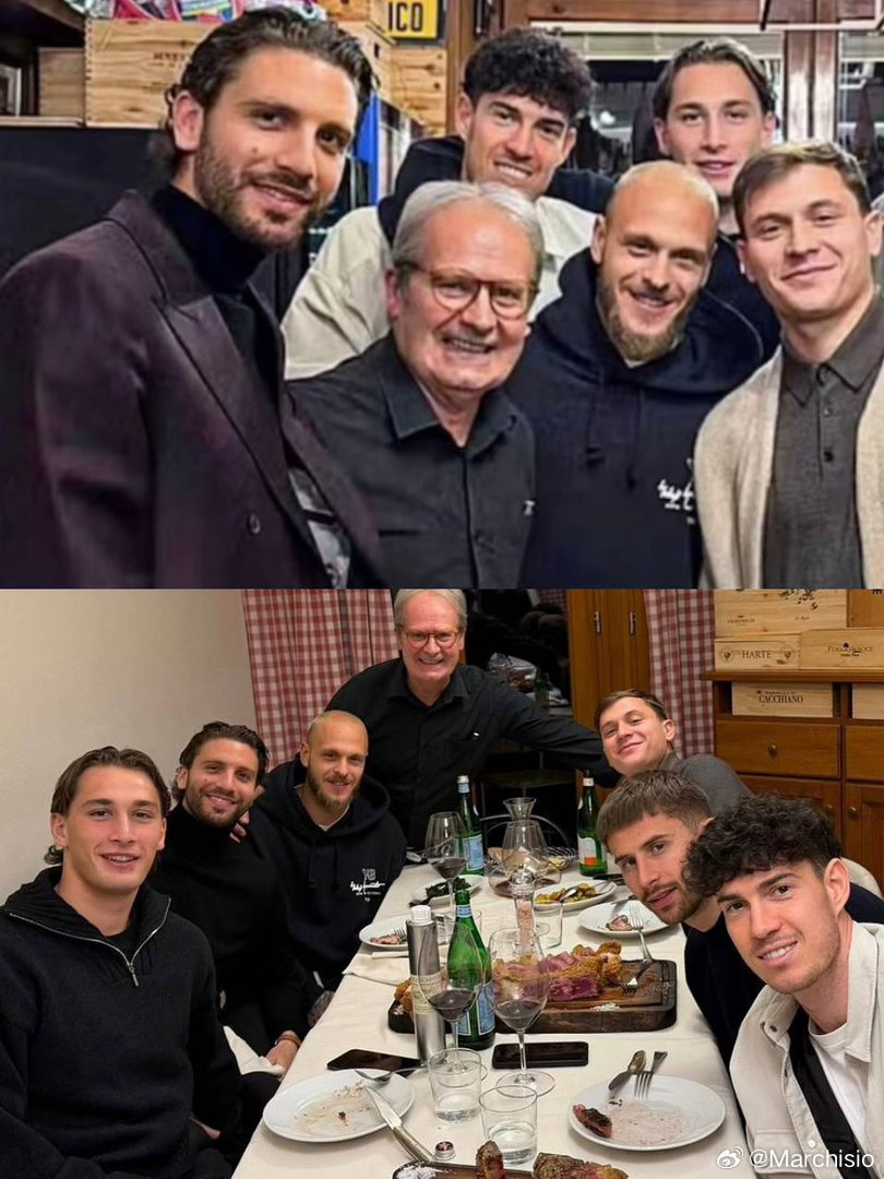 洛则成？洛卡特利和维卡里奥与国米的意大利国脚一起共进晚餐，备战与波黑的世界杯预选