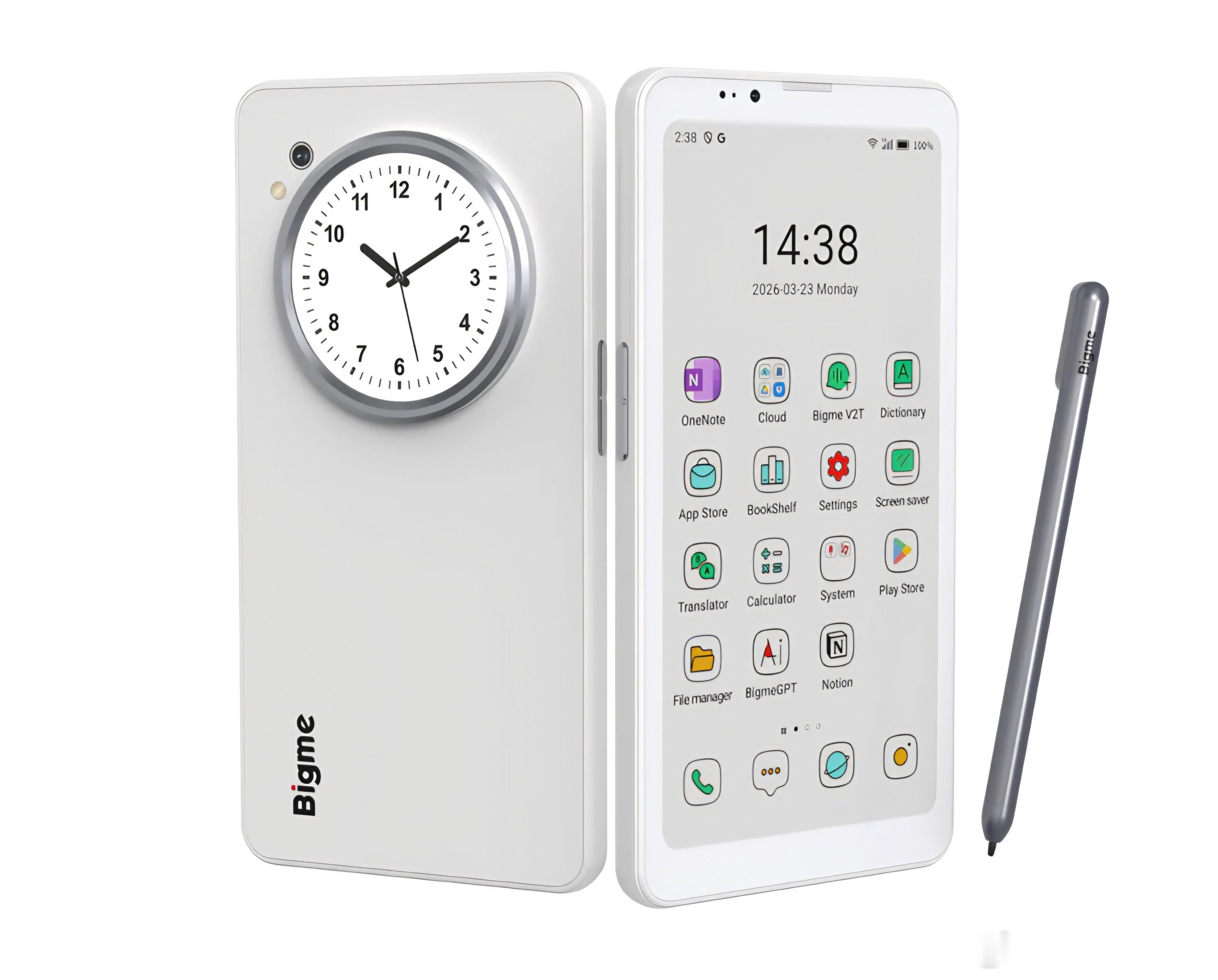 笑死，Bigme推出了台全球首款彩色墨水屏 + LCD的双屏手机，这块所谓的LC