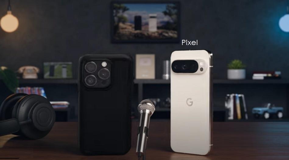 谷歌推出新广告，嘲讽传闻中的 iPhone 17 新背面摄像头设计抄袭 Pixe