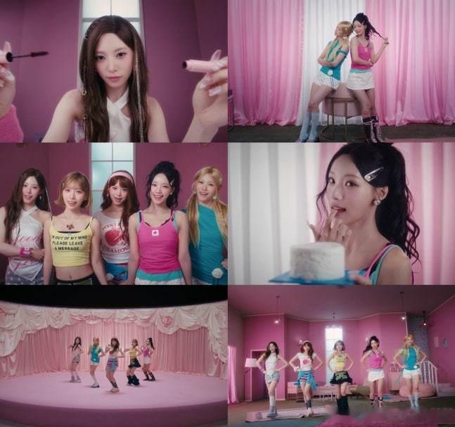 女团RESCENE回归翻唱KARA 《Pretty Girl》预告公开。 