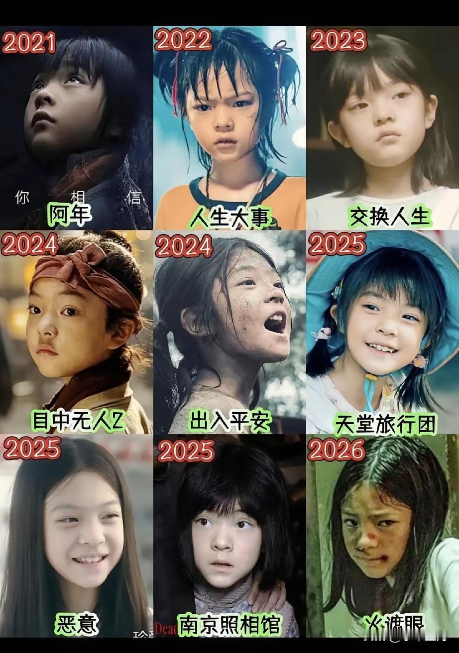 小童星杨恩右
童星真的吃天赋，没有天赋，有钱有人也没用，还是演得好，导演愿意用她